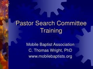 Pastor Search Committee Training
