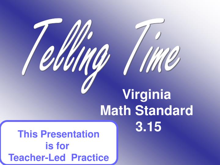 virginia math standard 3 15