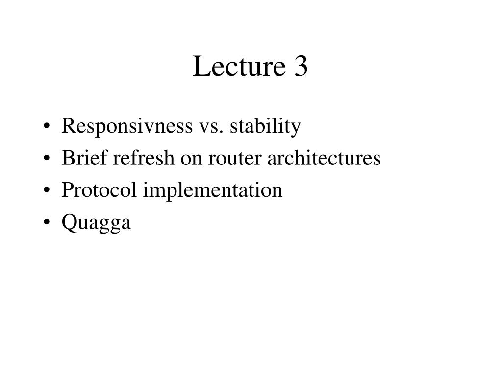 PPT - Lecture 3 PowerPoint Presentation, free download - ID:43872