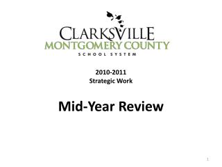 2010-2011 Strategic Work Mid-Year Review