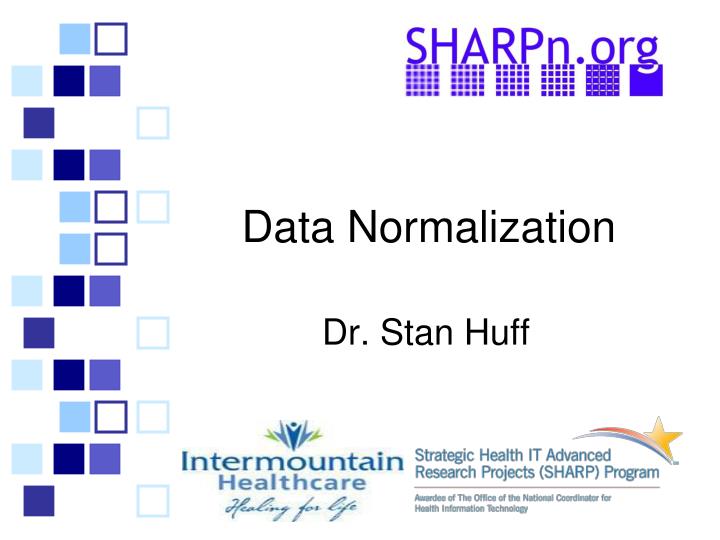 data normalization