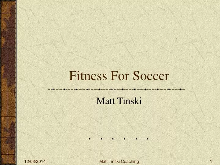 fitness for soccer
