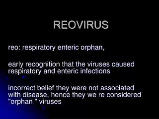 REOVIRUS