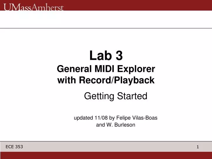 lab 3 general midi explorer with record playback