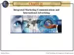 Integrated Marketing Communications and International Advertising - slide 1