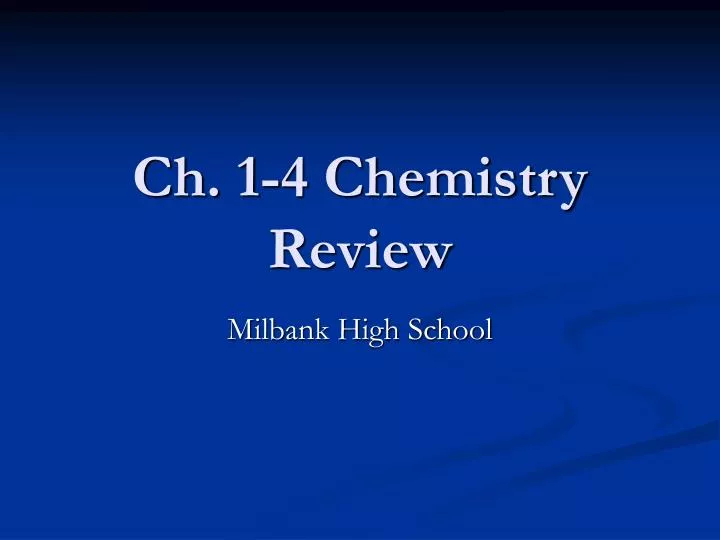ch 1 4 chemistry review
