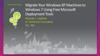 Migrate Your Windows XP Machines to Windows 7 Using Free Microsoft Deployment Tools
