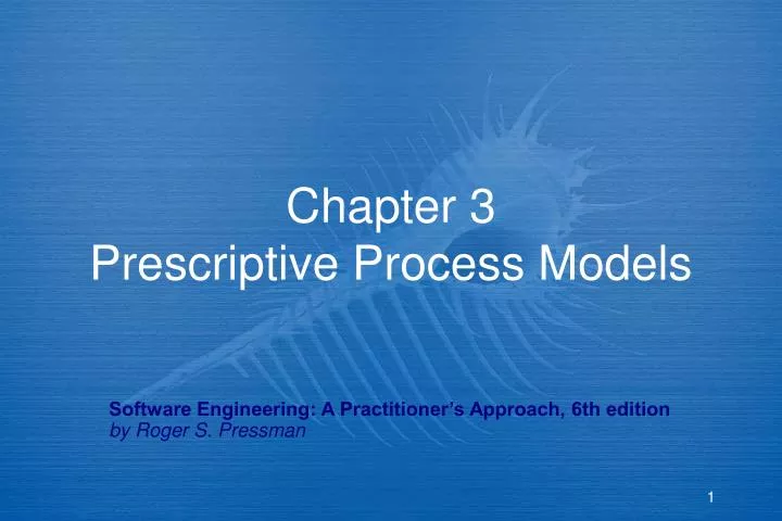 PPT - Chapter 3 Prescriptive Process Models PowerPoint Presentation ...