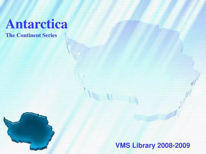 antarctica the continent series