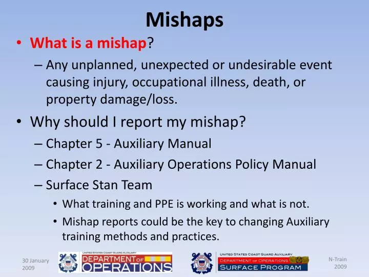 mishaps