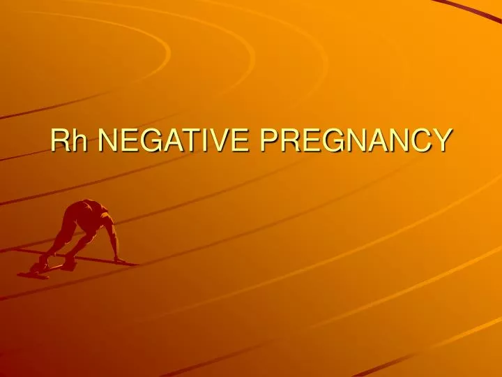 rh negative pregnancy