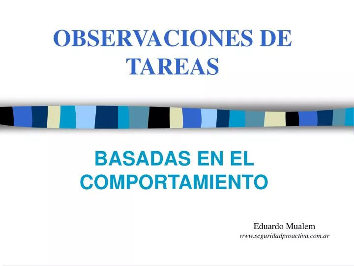 observaciones de tareas