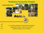 Redstone-Huntsville Chapter - slide 1