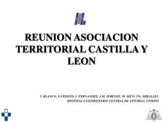 REUNION ASOCIACION TERRITORIAL CASTILLA Y LEON