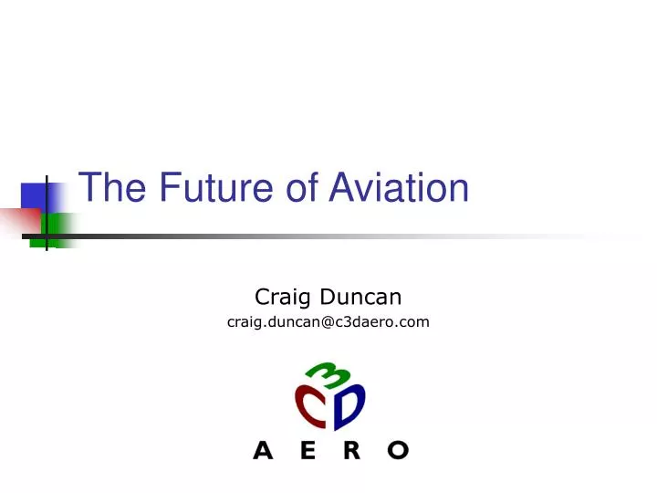 the future of aviation