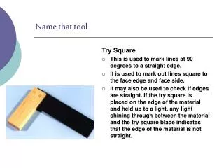 Name that tool