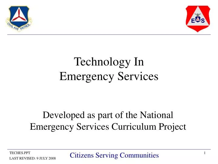 technology in emergency services