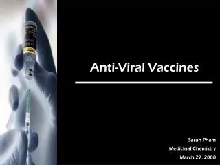 Anti-Viral Vaccines