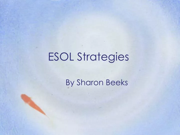 esol strategies