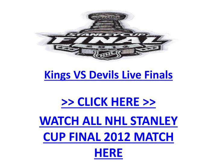 kings vs devils live finals