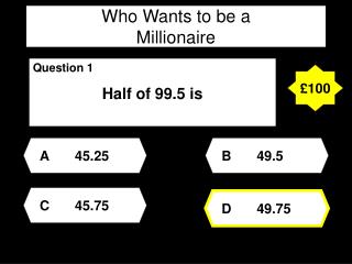 who wants to be a millionaire