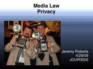 Media Law Privacy