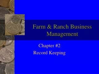 Farm &amp; Ranch Business Management