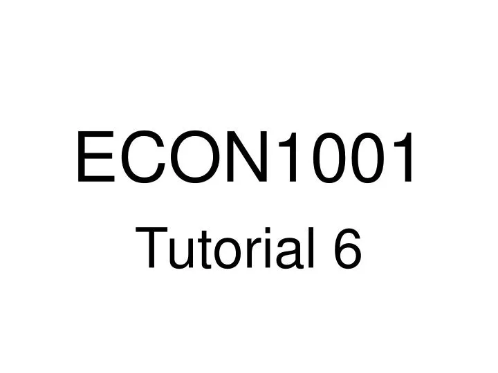 econ1001