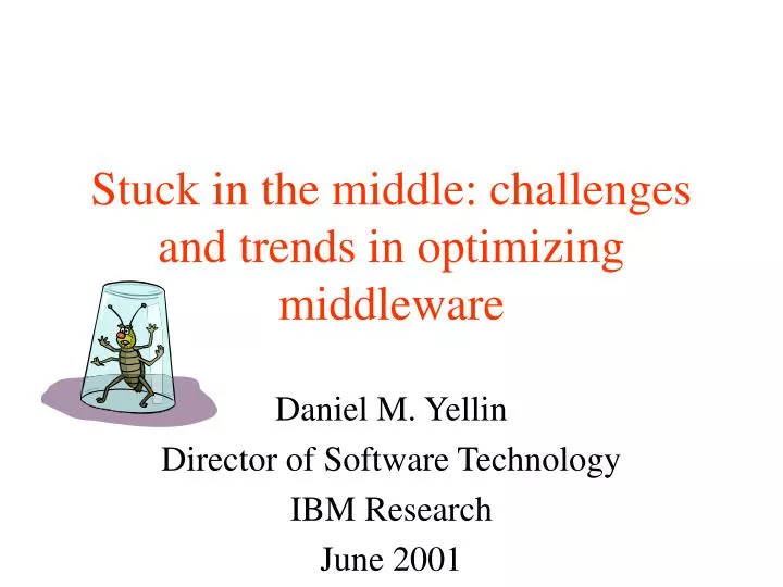 stuck in the middle challenges and trends in optimizing middleware