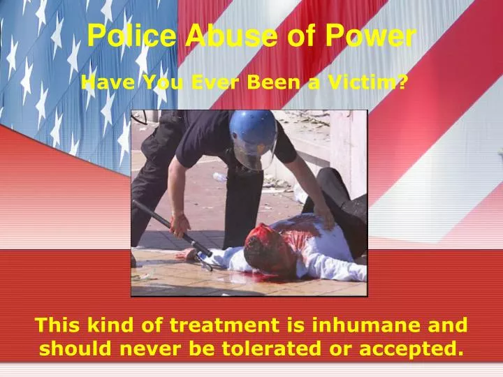 police abuse of power