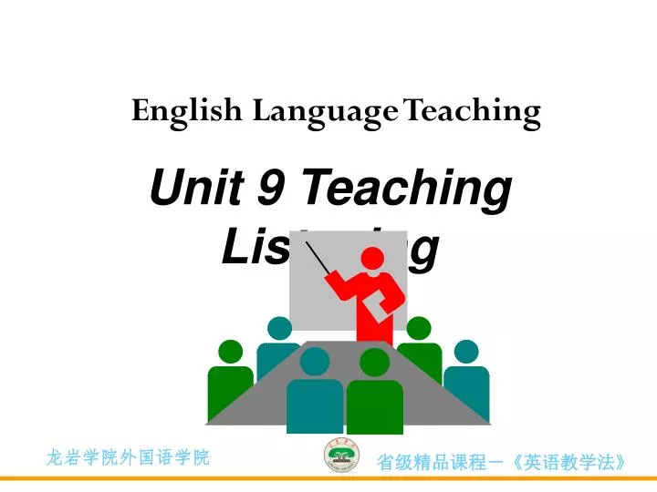 unit 9 teaching listening