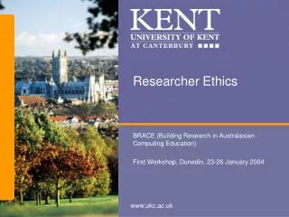 Researcher Ethics