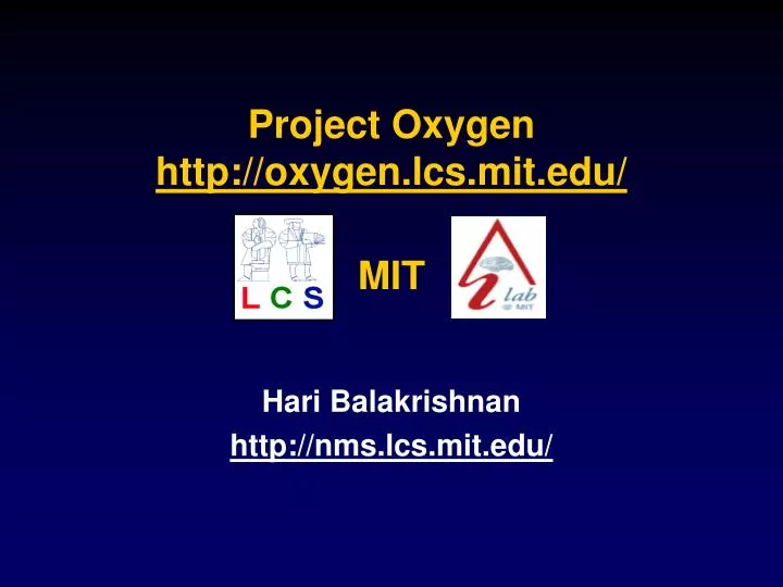project oxygen http oxygen lcs mit edu mit
