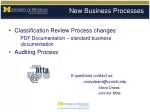 New Business Processes - slide 1