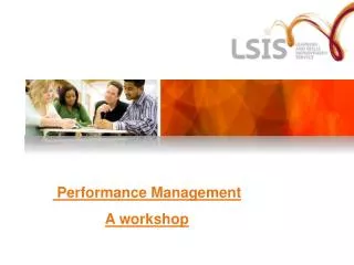 Performance Management A workshop
