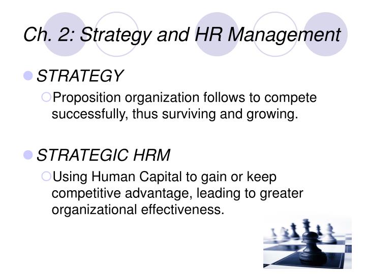 ch 2 strategy and hr management