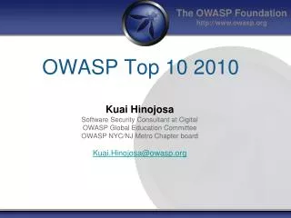 OWASP Top 10 2010