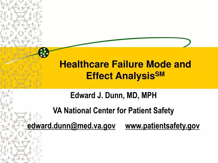healthcare failure mode and effect analysis sm