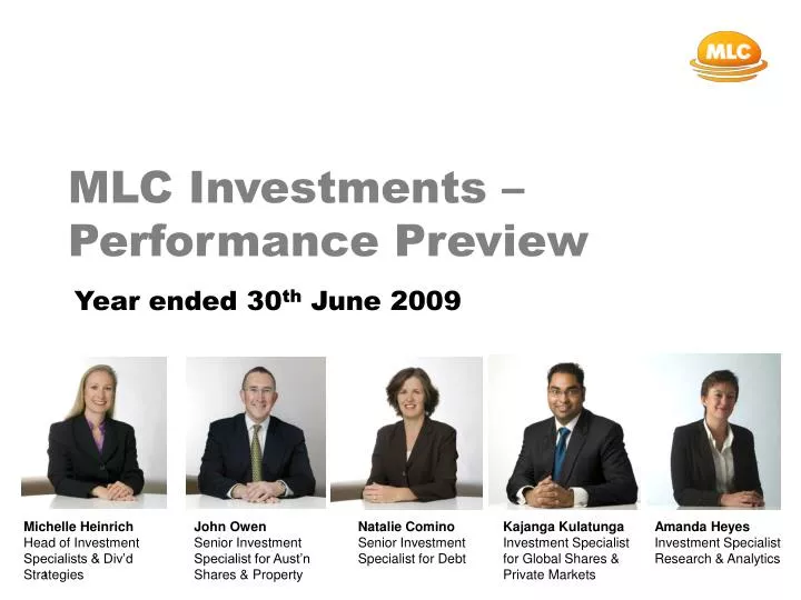 mlc investments performance preview