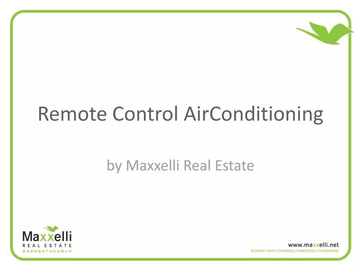 remote control airconditioning
