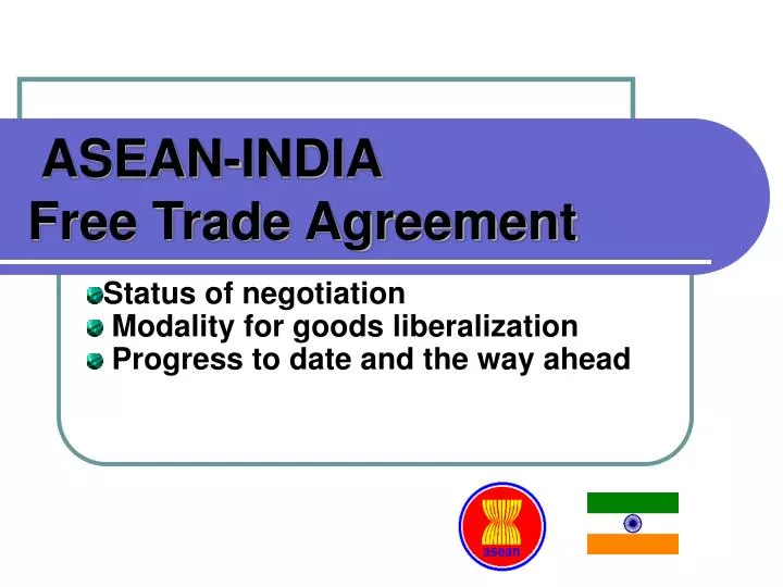 asean india free trade agreement