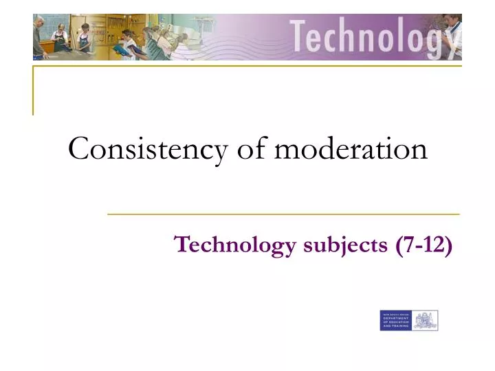 consistency of moderation