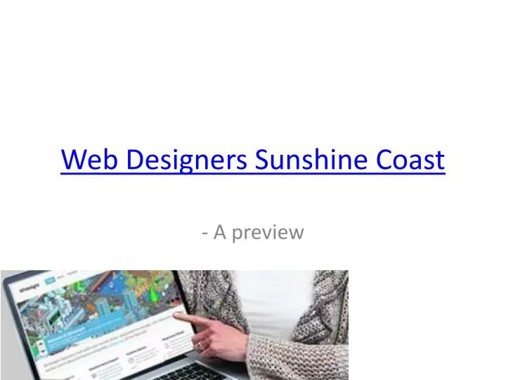 web designers sunshine coast