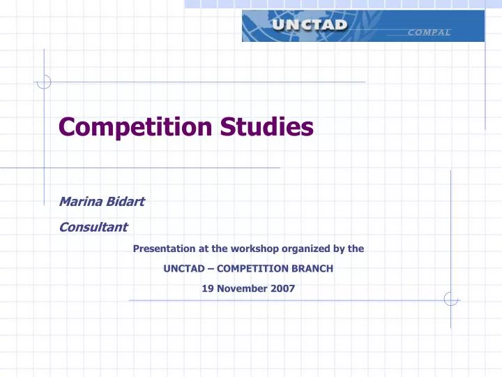 competition studies