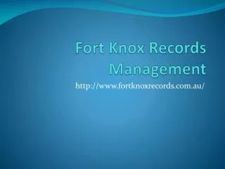 Fort Knox Records
