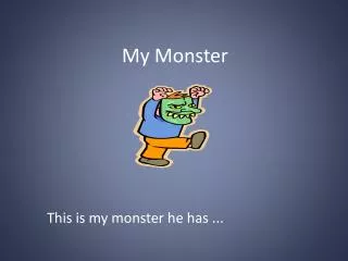 My Monster