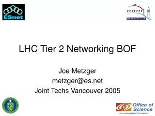 LHC Tier 2 Networking BOF