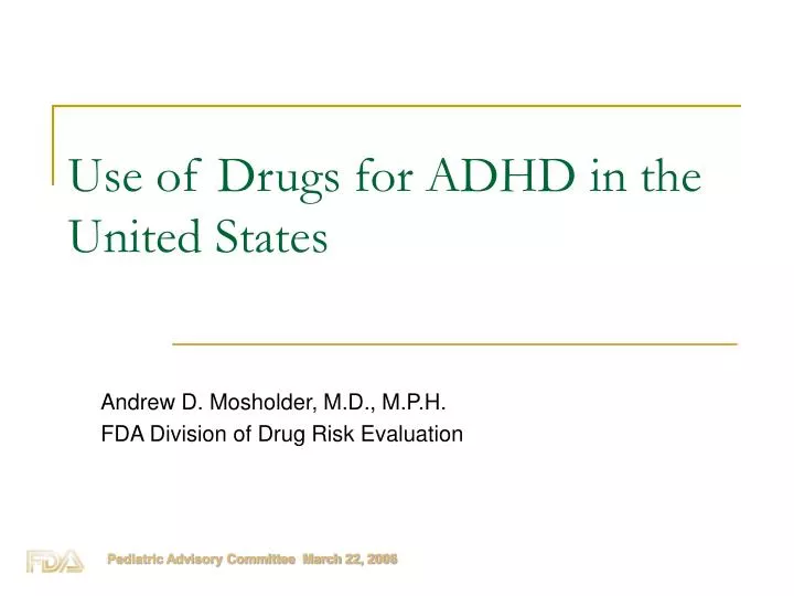 use of drugs for adhd in the united states