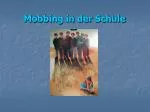 Mobbing in der Schule - slide 1