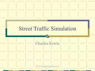 Street Traffic Simulation